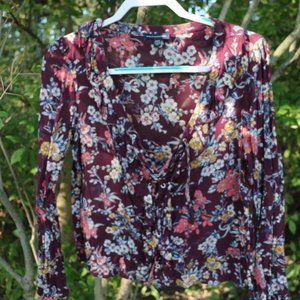 American Eagle Floral Blouse
